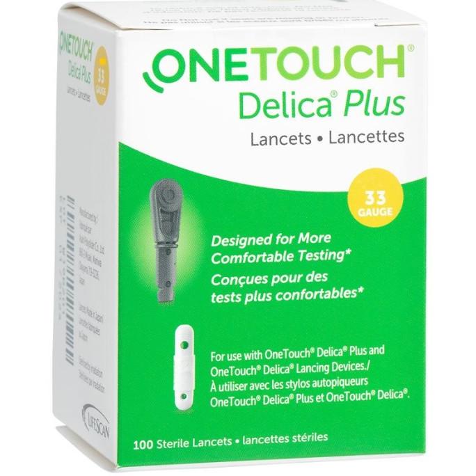 Lancet Onetouch Delica Plus Isi 100 One Touch Plus Jarum Lancet Termurah