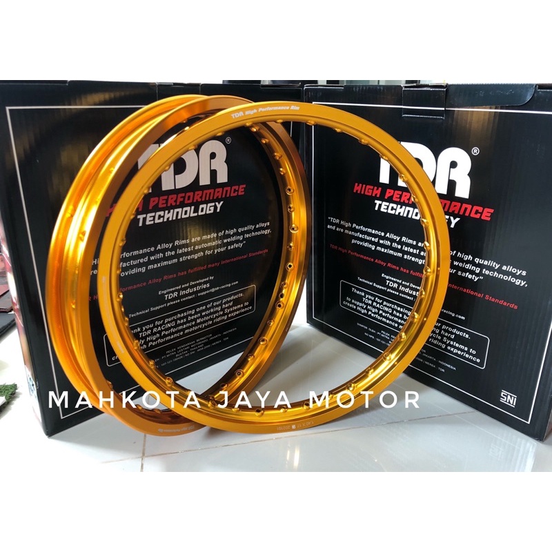 SEPASANG VELG TDR 17x140/160 ORIGINAL TDR SESUAI POSTINGAN