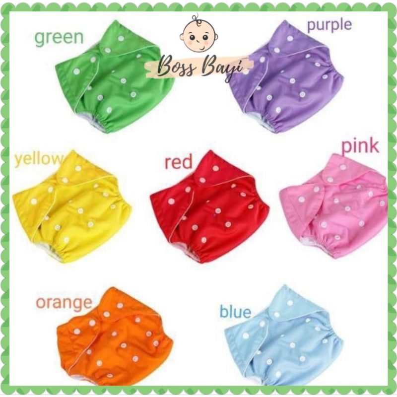 Popok Kain Berkancing /Cloth Diaper/Clodi/Diaper Bayi Bisa Dicuci