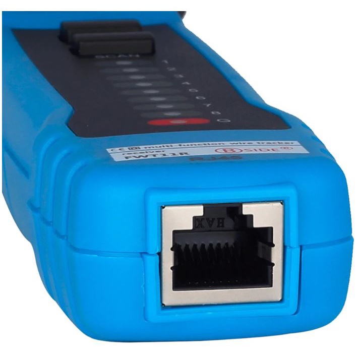 BSIDE Tracker Tester Kabel Jaringan RJ45 RJ11 CAT5 CAT6 - FWT11 - Blue