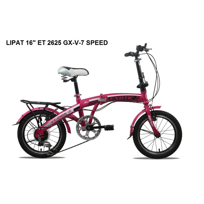 PROMO Sepeda lipat 20 exotic 7speed murah TERLARIS