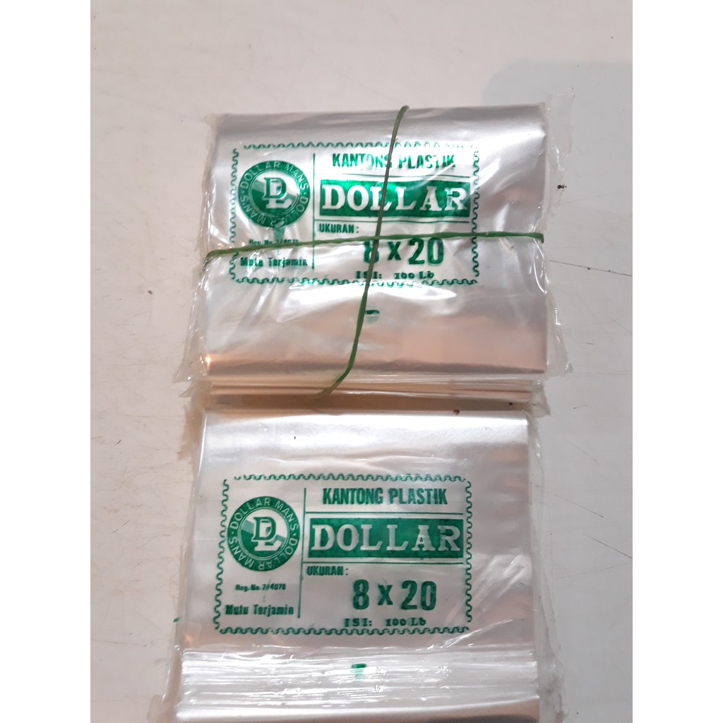 

[DOLLAR] Plastik Bening 8 x 20 CM