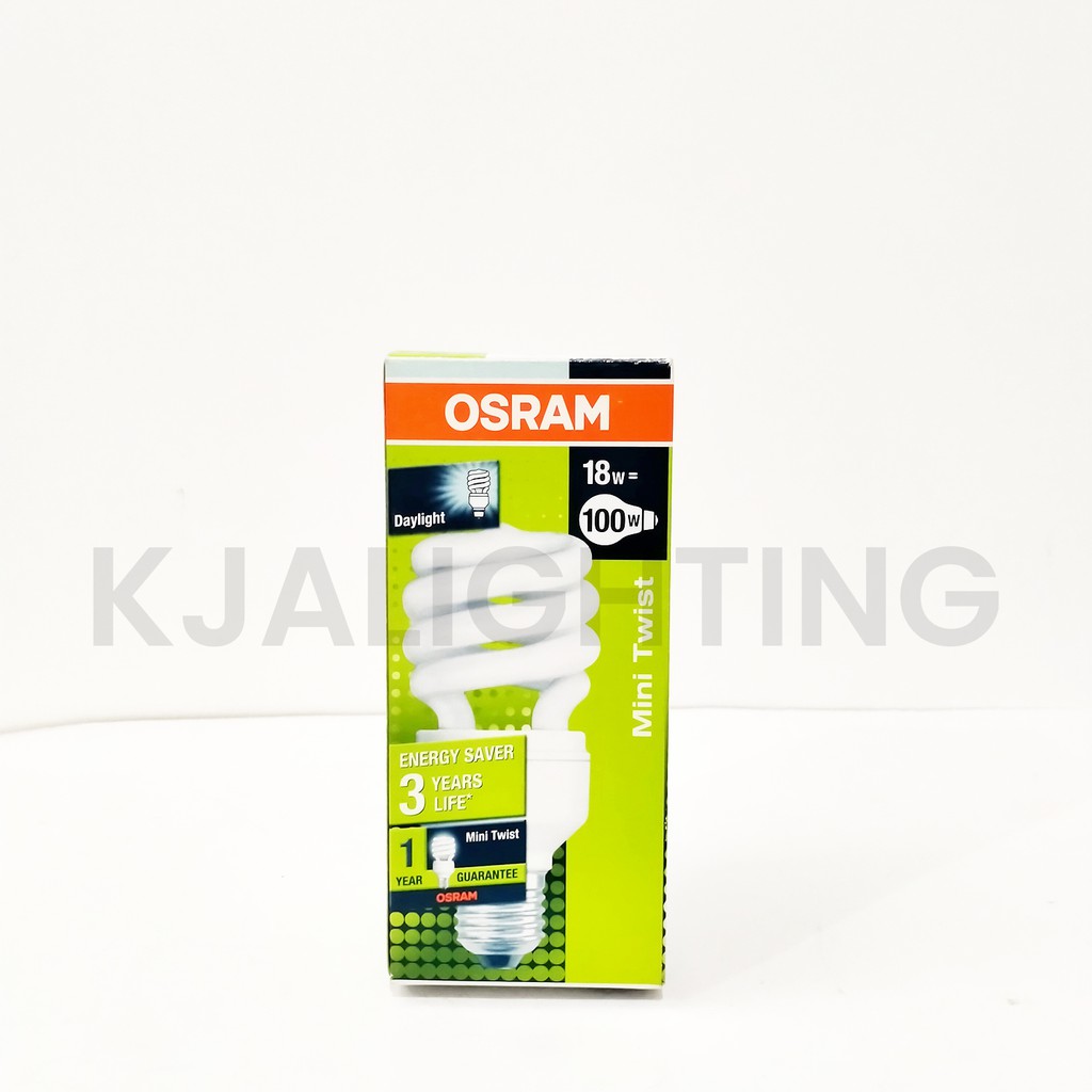 LAMPU BOHLAM OSRAM SPIRAL 18W MINI TWIST P-865 E27