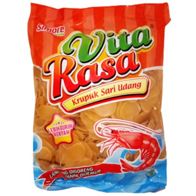 Vita Rasa Kerupuk Bawang/ Kerupuk Udang 250 gr | 500 gr (SPS)