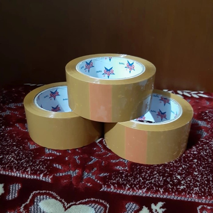 

PROMO LAKBAN 45 MM X100 YARD - COKLAT