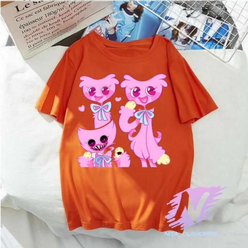 baju anak huggy wuggy kaos anak karakter lucu bahan premium