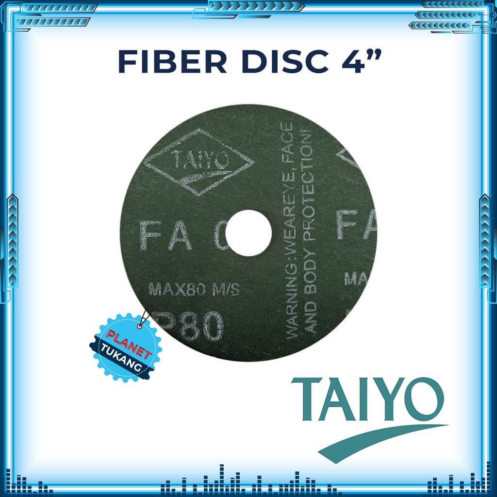 FIBER DISC TAIYO 4” P36