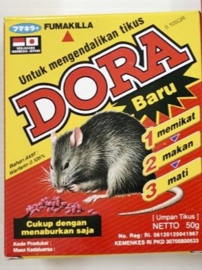Dora Pengendali Tikus/racun Tikus