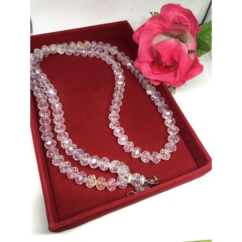 tasbih 99 Butir Kristal ceko