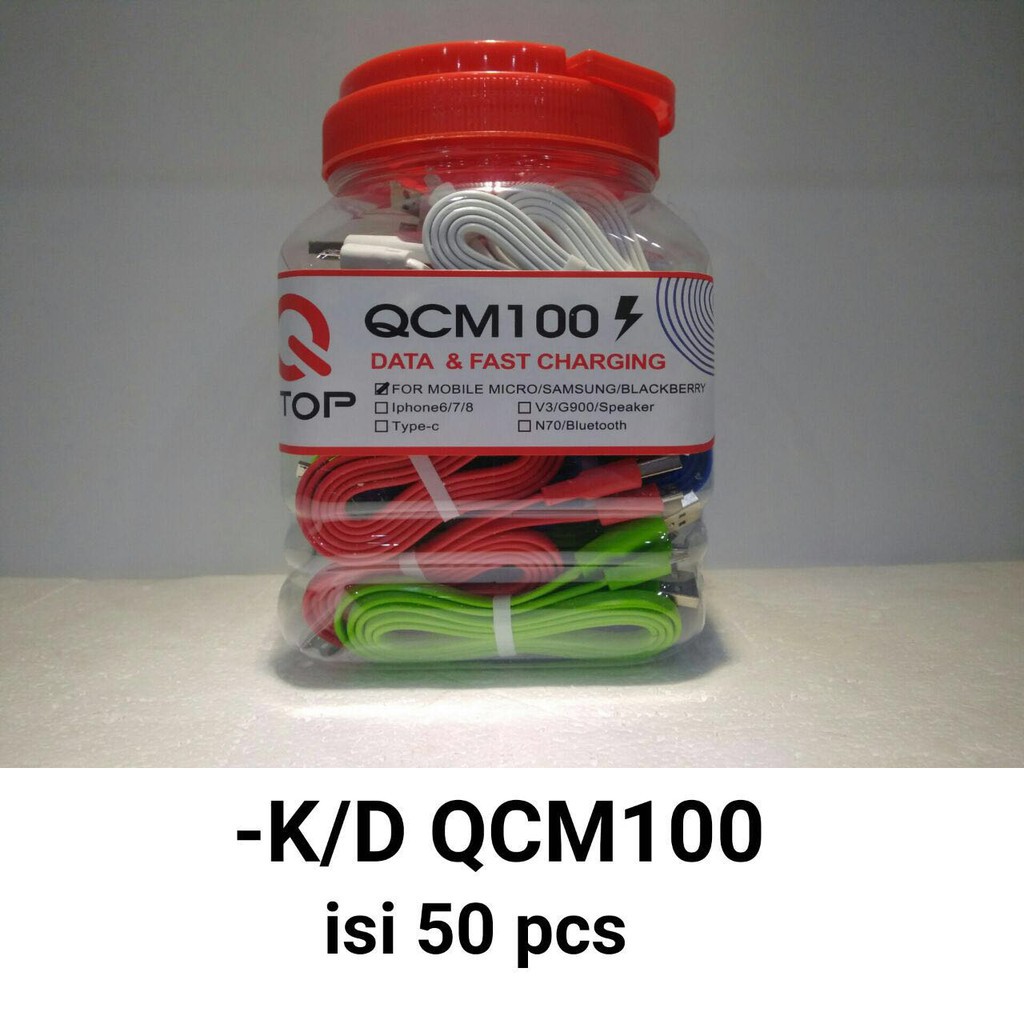 Kabel Data Qtop QCM100 N95 NOKIA UJUNG KECIL 100CM  [PM]