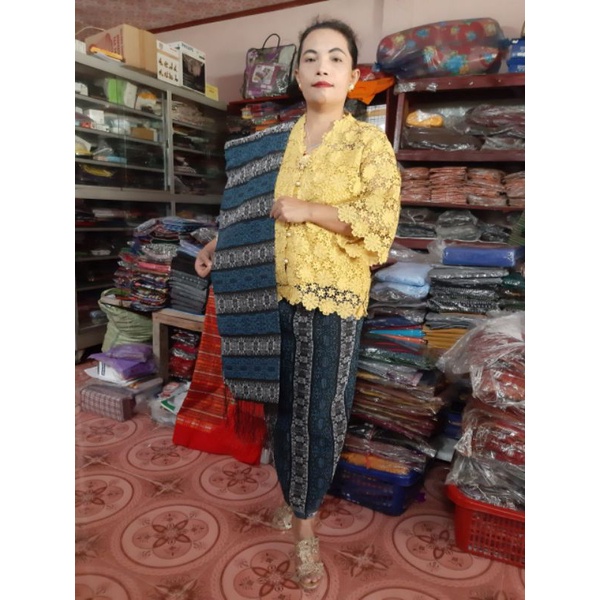 Jual SONGKET BATAK MOTIF GORGA ASLI TENUN MESIN SONGKET BIRU MURAH ...