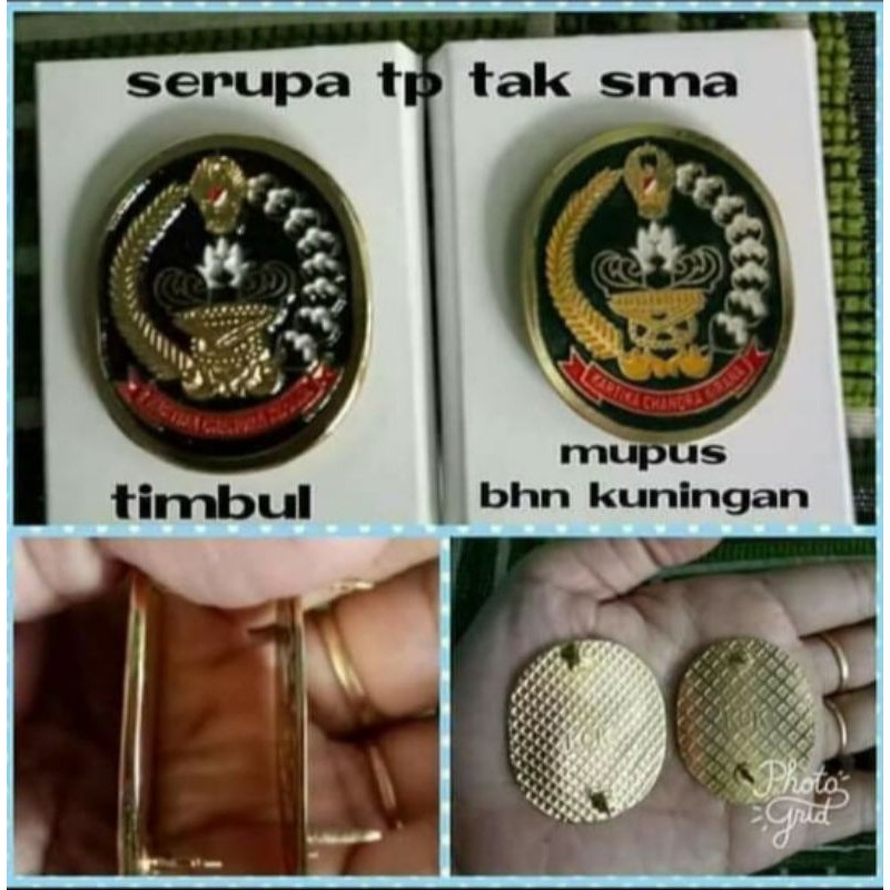 LENCANA PERSIT TIPIS / PIN ORGANISASI PERSIT TIPIS