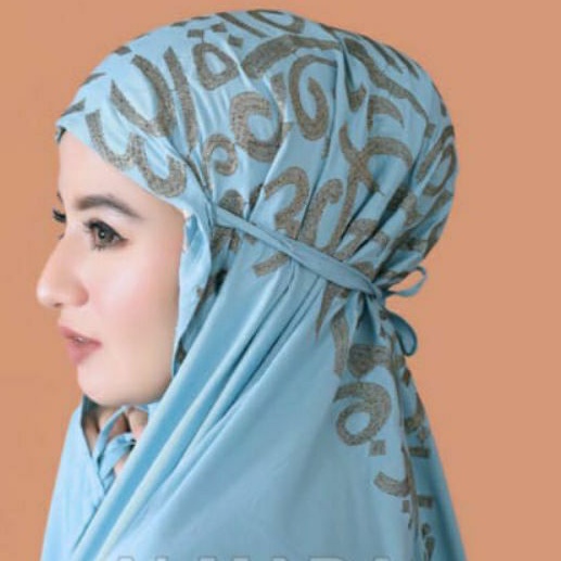 MUKENA RAYON Tarbaru KALIGRAFI BORDIR KOMPUTER