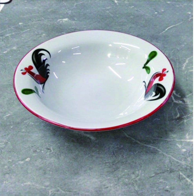 Kopin - Mangkok Keramik Porcelain Bowl Kopin Kukuruyuk Ayam Jago Kpb 6b 6 Inci