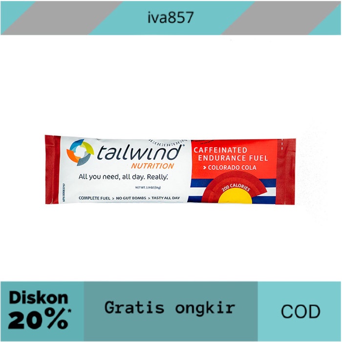 

PROMO Tailwind Stick Pack Caffeinated 200 Kcal - Colorado Cola GRATIS ONGKIR