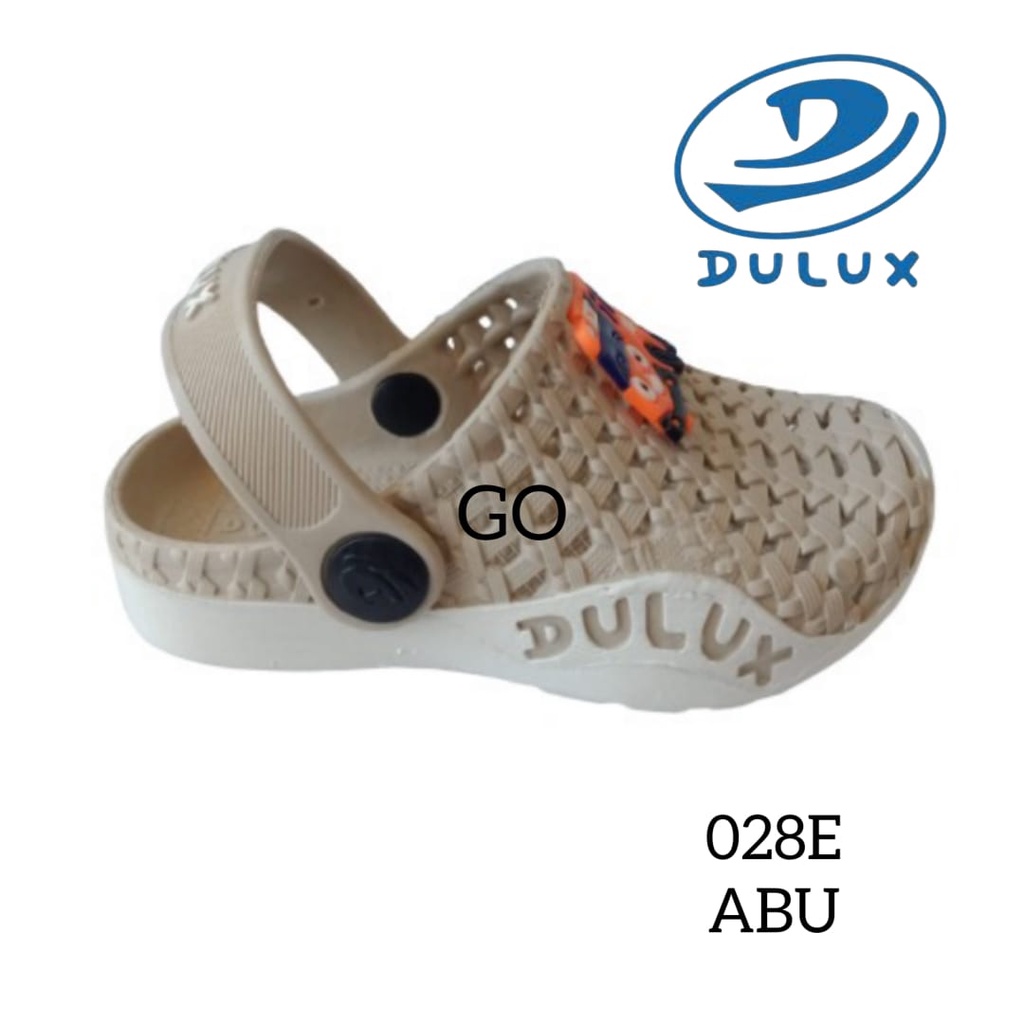 gof DULUX CQ 028ED TAYO Sandal Baim Tali Belakang Model Lucu Sandal Slop Anak Laki-Laki Model Karakter TAYO