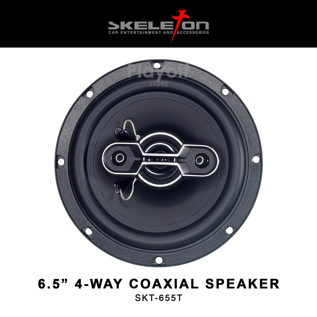 Skeleton Speaker Coaxial 6,5 Inch Audio Mobil 4 Way SKT 655T