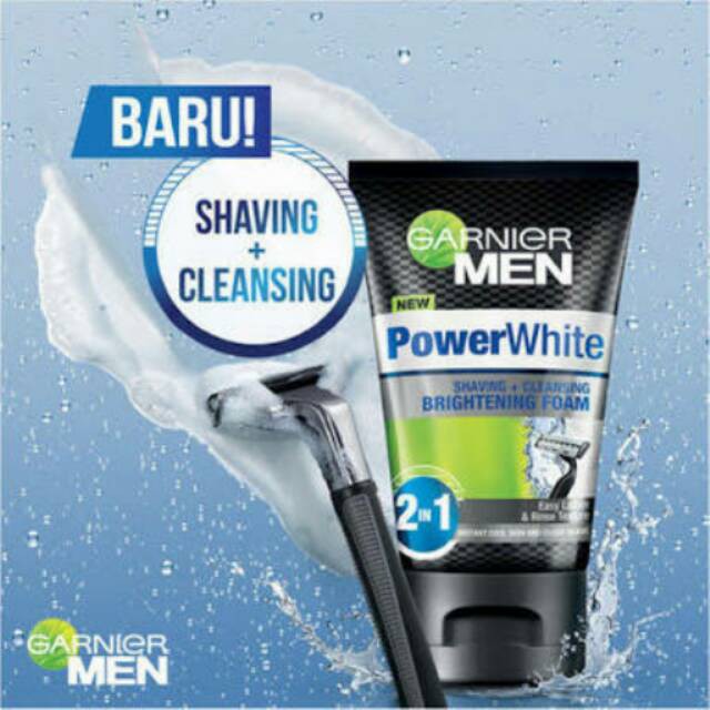 Garnier Men Power White Shaving Foam