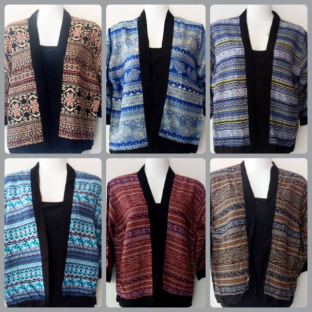 Sweet Honey ~ Cardigan Etnik Bali Cardi Bali Outer Cardi Etnik [Bisa COD Bayar di Tempat]