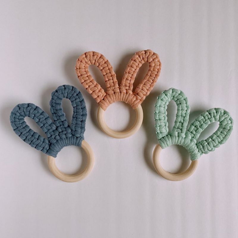 Macrame Teether Baby