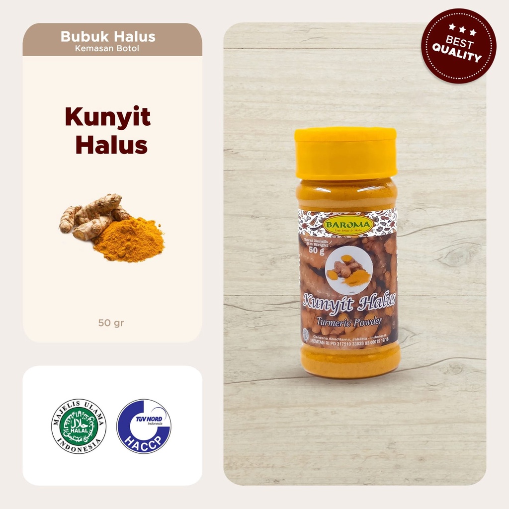 

BAROMA Kunyit Halus Botol 50 Gr