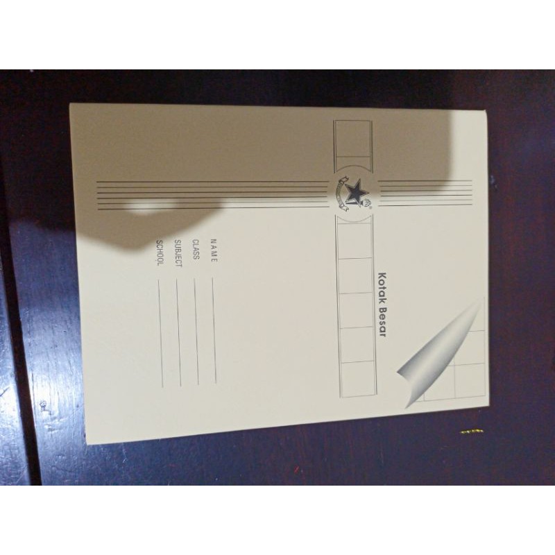 

Buku kotak besar mandarin 38 lembar