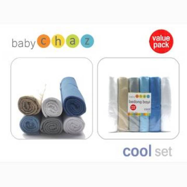 Bedong Bayi Polos Kaos Swaddle Bedongan Bahan Lentur Baby Chaz