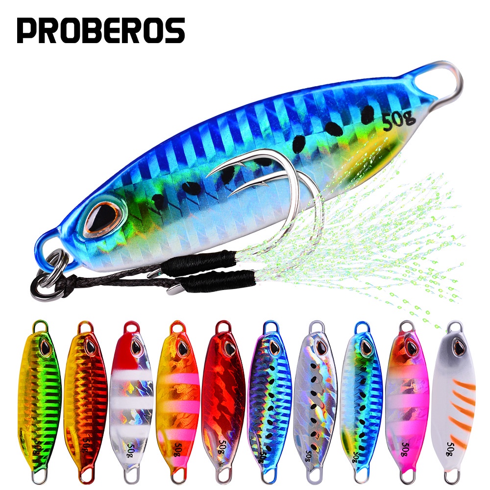 Umpan Pancing Dasaran Fishing Lure Metal Jig Ultralight jigging Casting Castjig Impor Merk Proberos Premium LF108