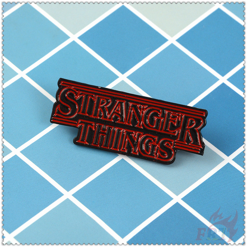 1pc Bros Pin Enamel Desain Serial Tv Stranger Things-4