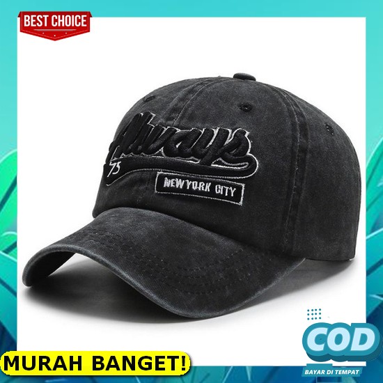 Banting Harga-Levent - Topi Pria Distro Original Keren 2021 Topi Pria Dewasa Topi Korea Topi Basebal