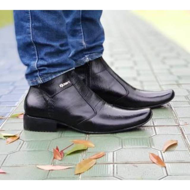 Sepatu Kickers Pantofel zipper formal pesta dinas pdh pria