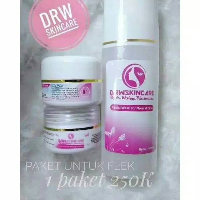 Drw Skincare 100 Original Bpom Paket Flek Wajah Khusus Flek Berat Shopee Indonesia