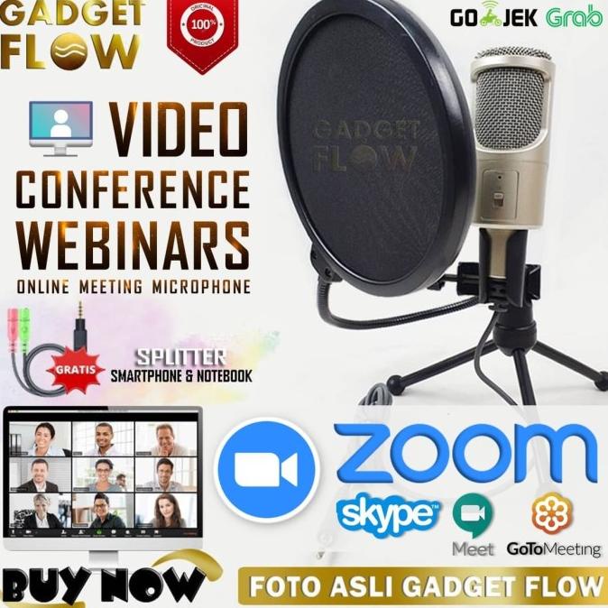 Microphone Mic Video Conference Webinar Online Meeting ZOOM SKYPE