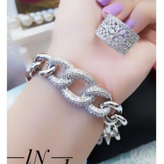 Xuping Set Gelang dan Cincin 566T