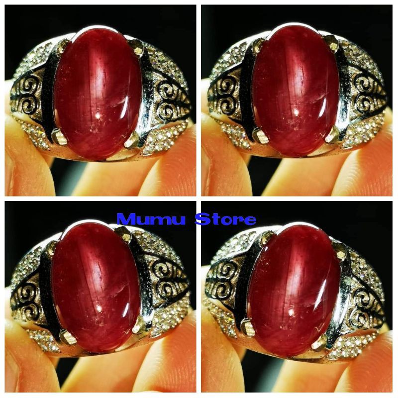 NATURAL BATU RUBY STAR BURMA KRYSTAL