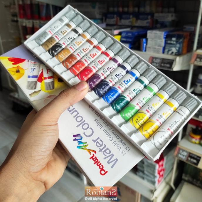 

PERALATAN MELUKIS CAT AIR PENTEL 15 WARNA - PENTEL ART WATER COLOURS ALAT LUKIS