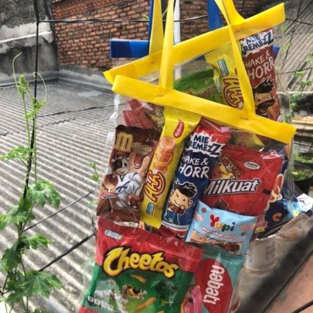 Cara Membuat Buket Snack Box