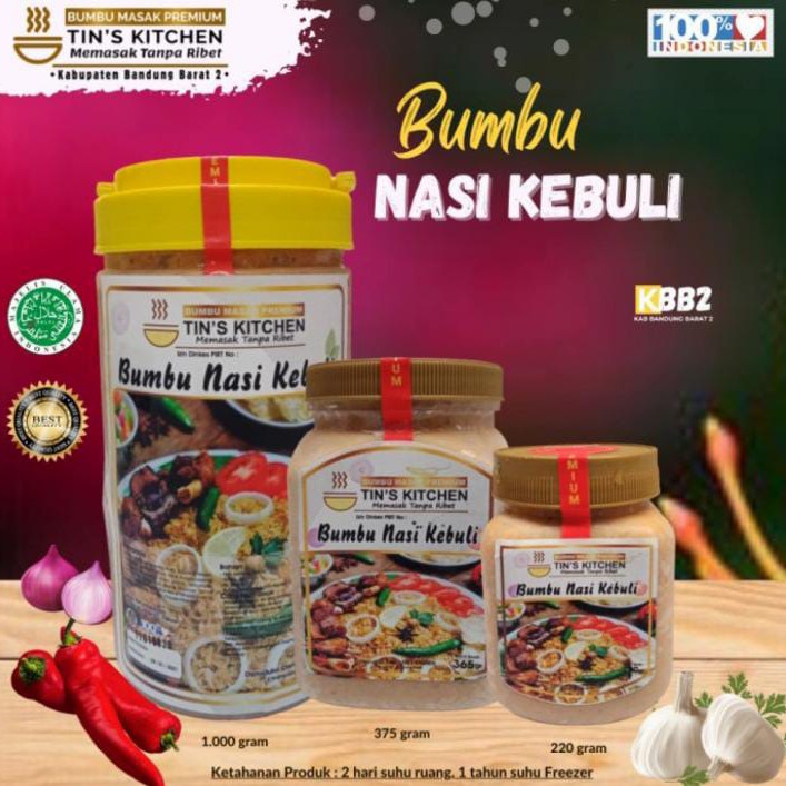 

Bumbu Nasi Kebuli Instan 1kg Tins Kitchen