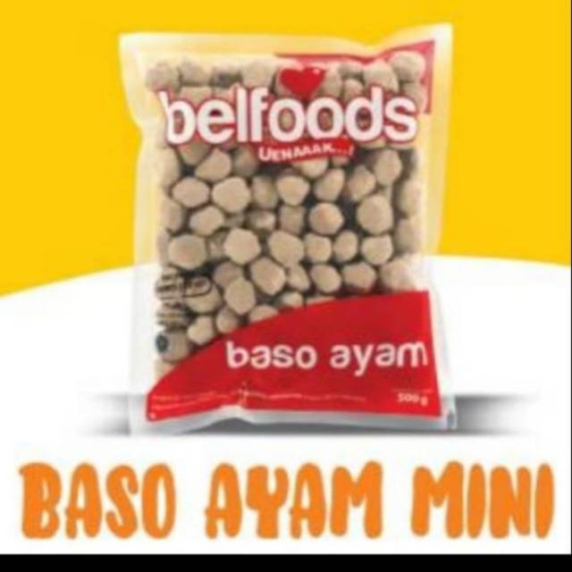 Jual Bakso Ayam Mini Belfoods 500gr Indonesia Shopee Indonesia