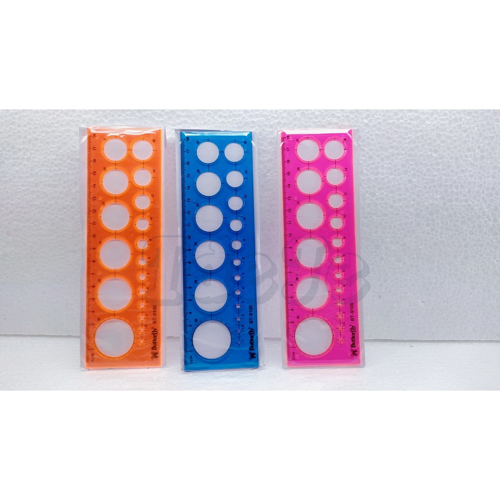 

PENGGARIS MAL MOTIF BULAT/ LINGKARAN BUTTERFLY BT9100