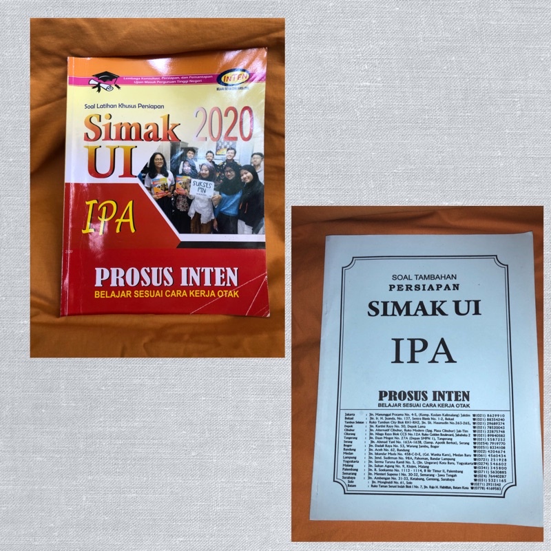 

[PRELOVED] SOAL LATIHAN PERSIAPAN SIMAK UI