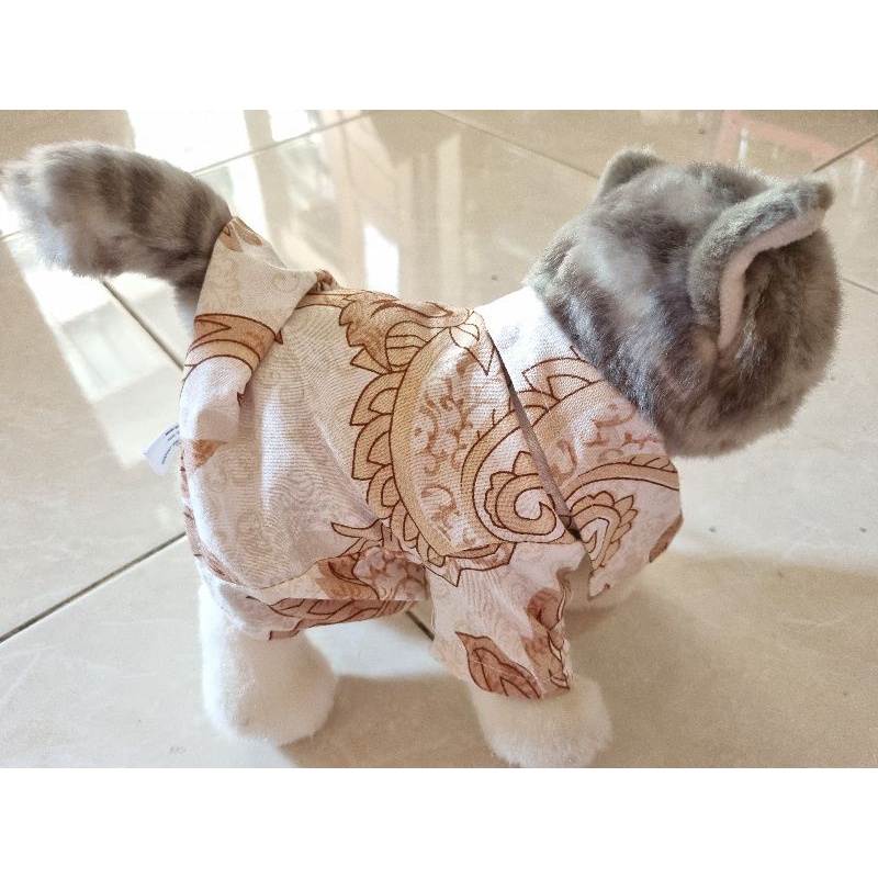 BAJU BATIK KUCING UNIVERSAL JANTAN BETINA