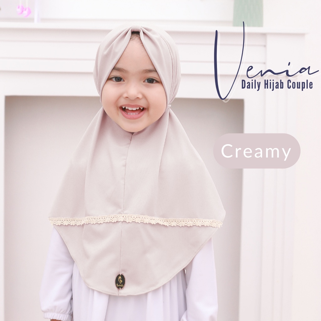 Hijab Anak Renda Lucu Venia Kids Usia 1-3 Tahun