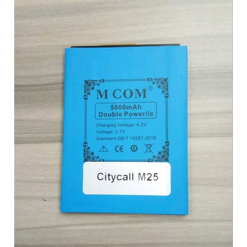 Battery Batre Baterai Double Power Mcom City Call CityCall M25