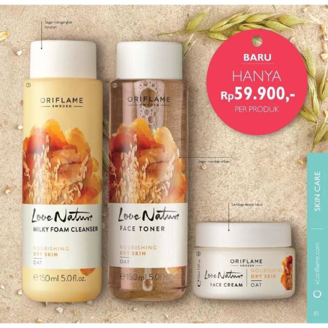 oriflame oat cleanser