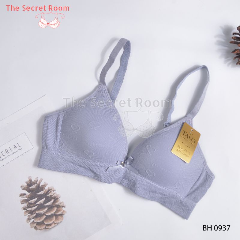 TALLY BH BRA RAJUT 0937 | TANPA KAWAT | CUP A | BUSA TIPIS | SIZE 34 - 38