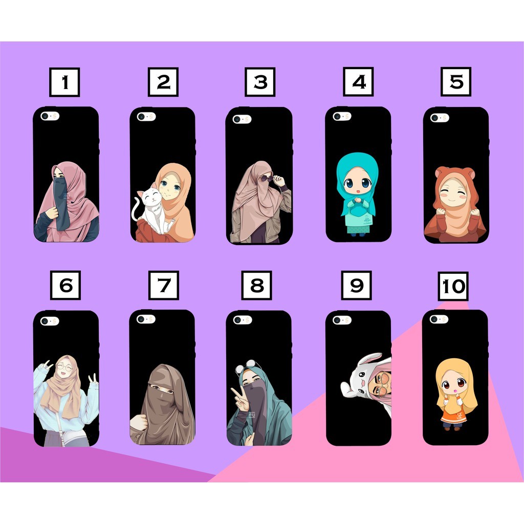 [MV 014] Case Muslimah Oppo A3S A37 F9 A10 A30 A50 M10 Redmi Note 7 Redmi 6a Vivo Y91 Y81 Y71