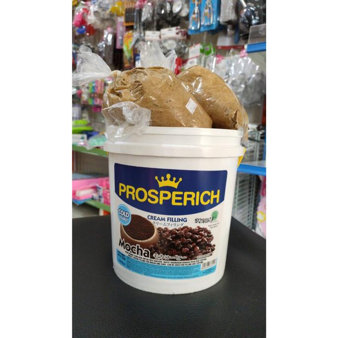 

Prosperich Butter Cream/Cream Filling Mocha 500gr TERLARIS TERPERCAYA ORIGINAL