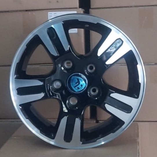 VELG APV R14 BLACK POLIS ( 1 biji velg )