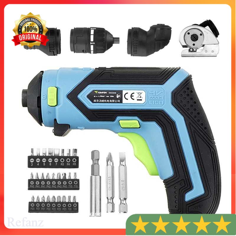 TONFON Bor Elektrik 4in1 Wireless Cordless Drill 4V with Pouch 5003604